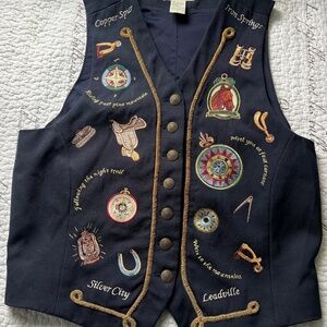 Banana Republic Kentucky Derby Vintage Vest Small